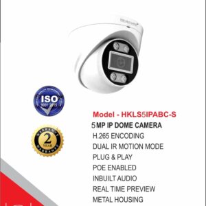 5mp IP Dome Smart CCTV Camera