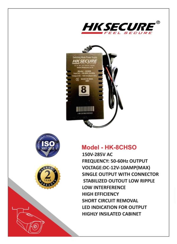 8ch single output power supply