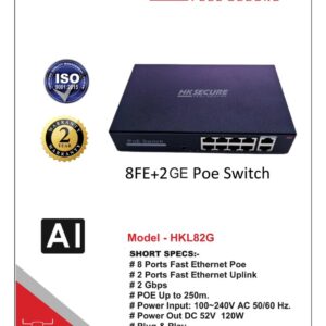 8+2 POE Switch Metal Housing Giga