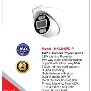 4mp Project Series IP Camera Dome