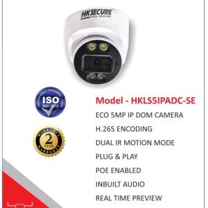 ECO 5MP IP DOME CAMERA SMART